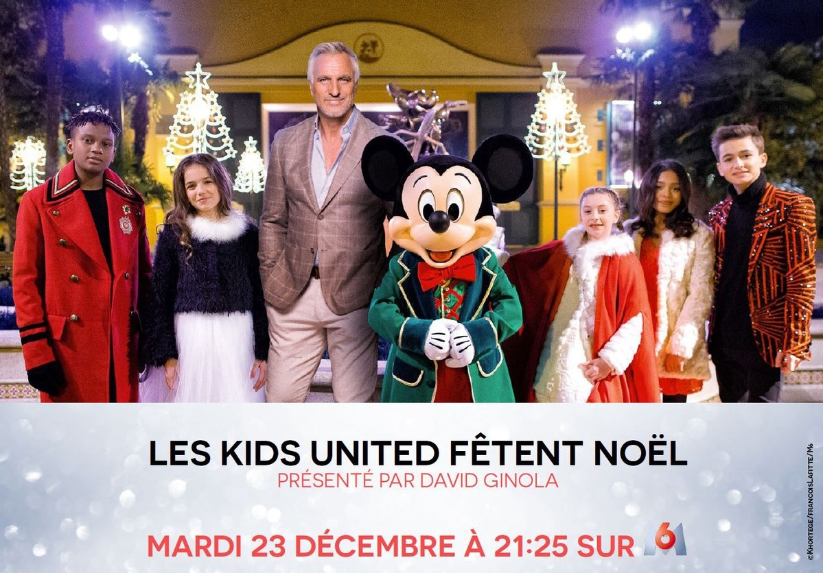 Les Kids United fêtent Noel sur M6 le samedi 23 Décembre à partir de 21h35
